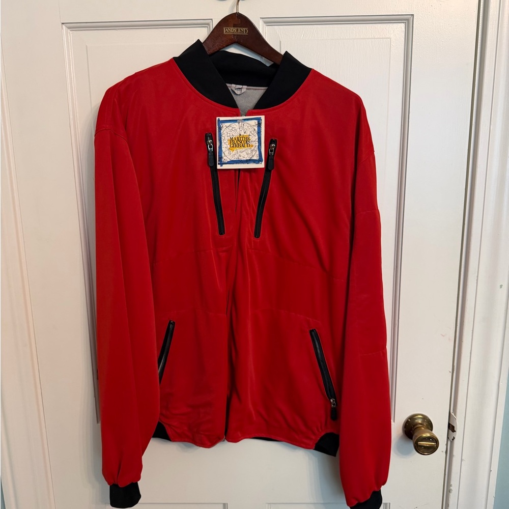 Marithe Francois Girbaud Red and Black Jacket